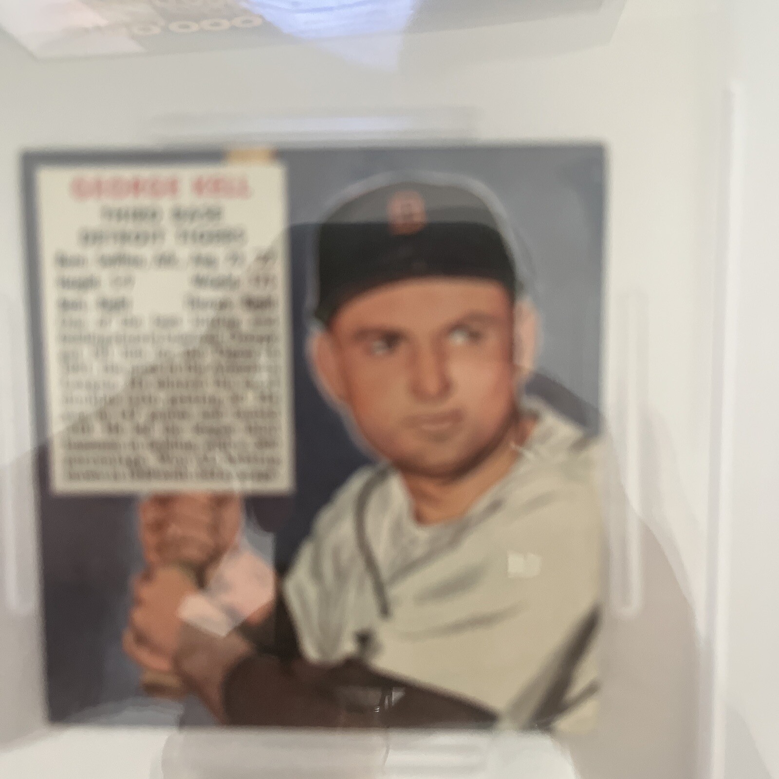 1952 Red Man Baseball Card No Tab George Kell Detroit Tigers PSA 3 VG SEE OTHER - Picture 11 of 11