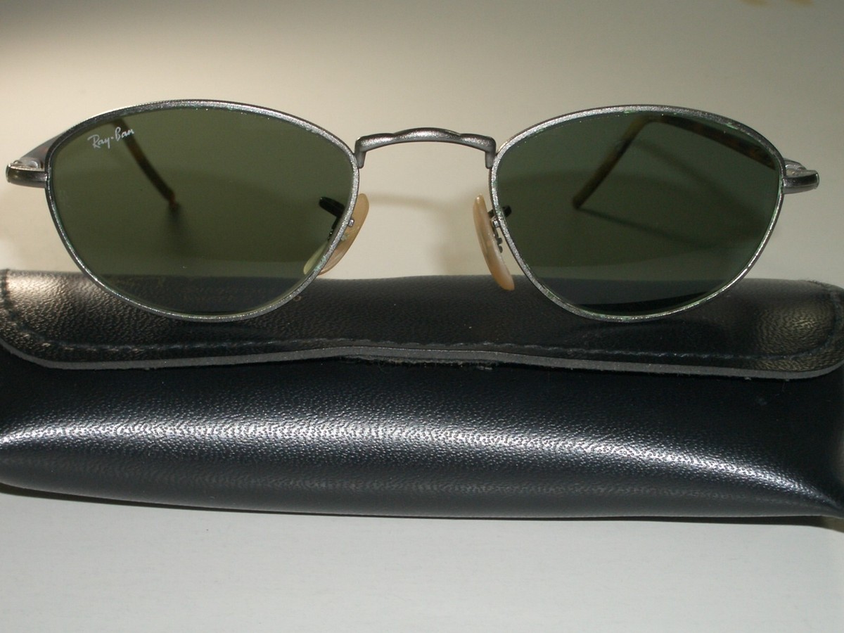 VINTAGE B&L RAY BAN W2861 NVAS G15 CRYSTAL GUNMETAL PEARL DROP