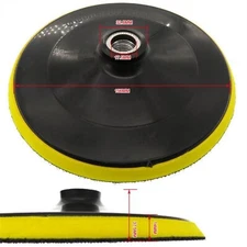 7 in Hook & Loop Backing Pad Angle Grinder M14 & Drill Attachment for Sand Disc