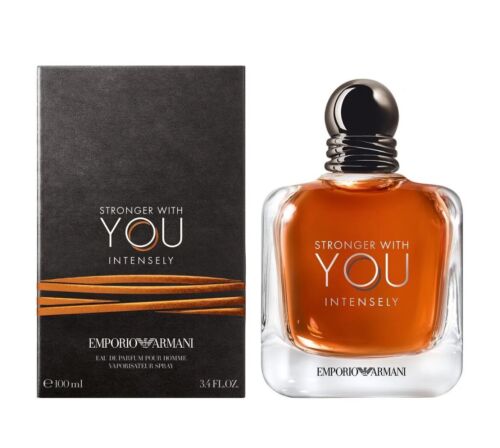 Stronger With You Intensely by Giorgio Armani 3.4oz / 100ml EDP NEW With Box - Picture 1 of 12