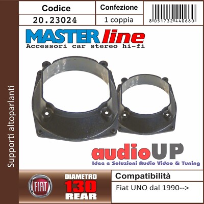 10 adattatori di montaggio per rondelle per altoparlanti audio da 6,5