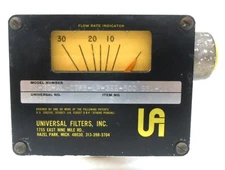 UNIVERSAL FILTERS, INC FLOW RATE INDICATOR FM-30-ALHCTFE-LP-3EE-500 SSU-10, 6848