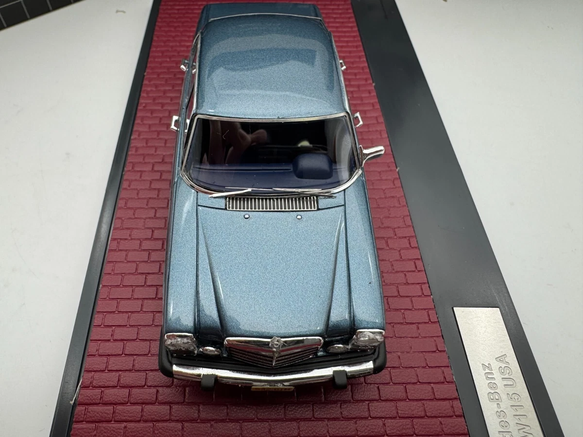 Matrix 1/43 Mercedes-Benz 300D W115 Diesel 1974 Blue | eBay
