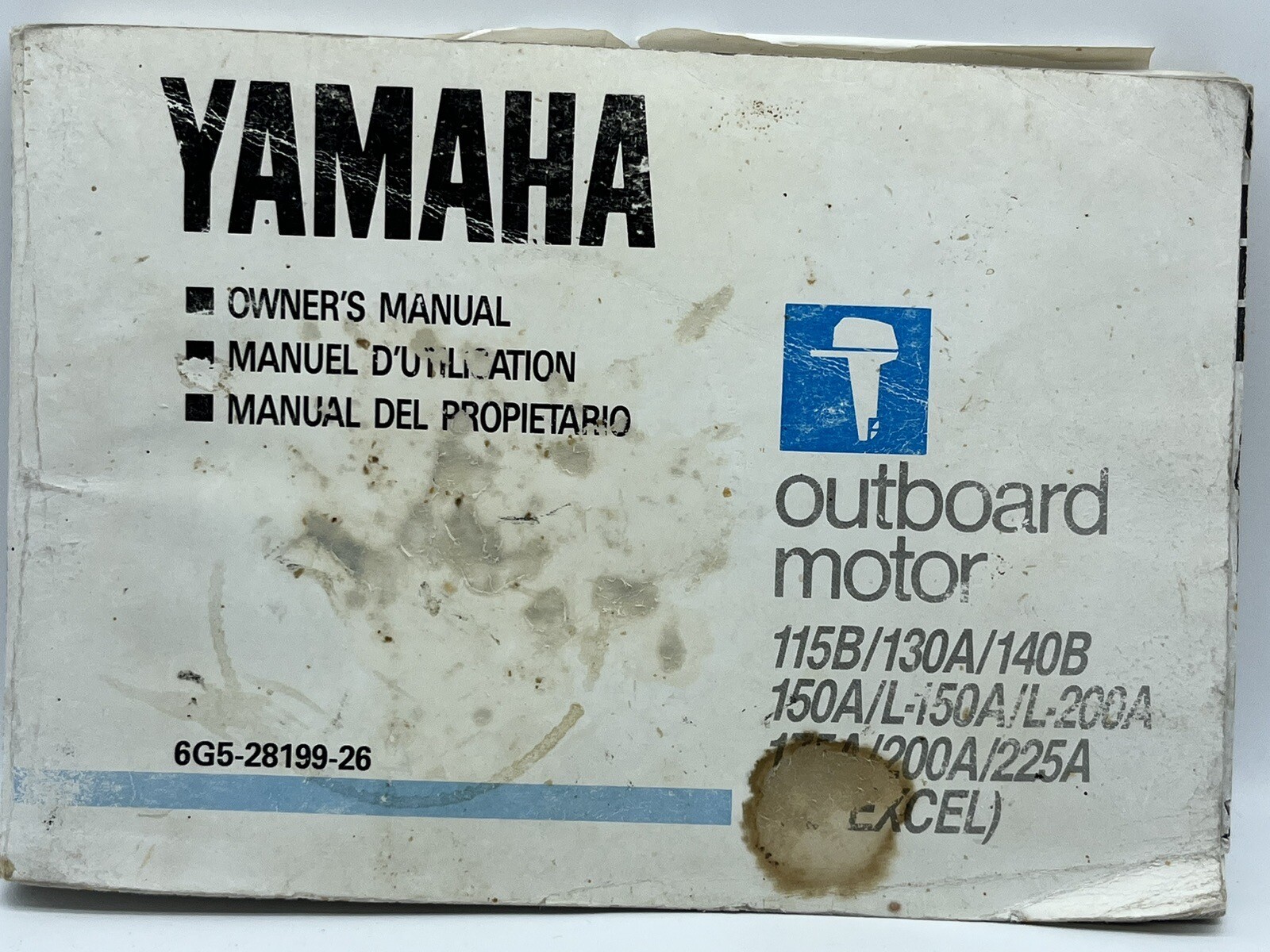 YAMAHA  OWNER'S MANUAL OUTBOARD MOTOR 115B 130A 140B