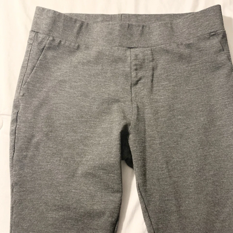 Matty M Leggings Mujer Grandes Gris Oscuro Ponte Tobillo Suave Elastizado Cintura Cómoda Foto 3 de 4