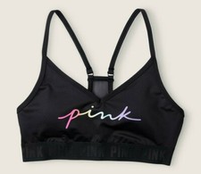 Victorias Secret PINK ULTIMATE Lightly Lined Removable Padding Sports Bra LARGE