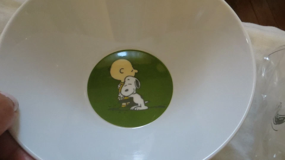 Snoopy Disney Pottery Barn Bowl holiday party peanuts Thanksgiving gift kid , - Image 4 of 4