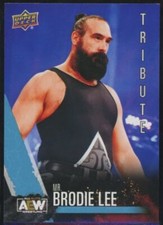 2021 Upper Deck AEW First Edition Brodie Lee Tribute Card #60