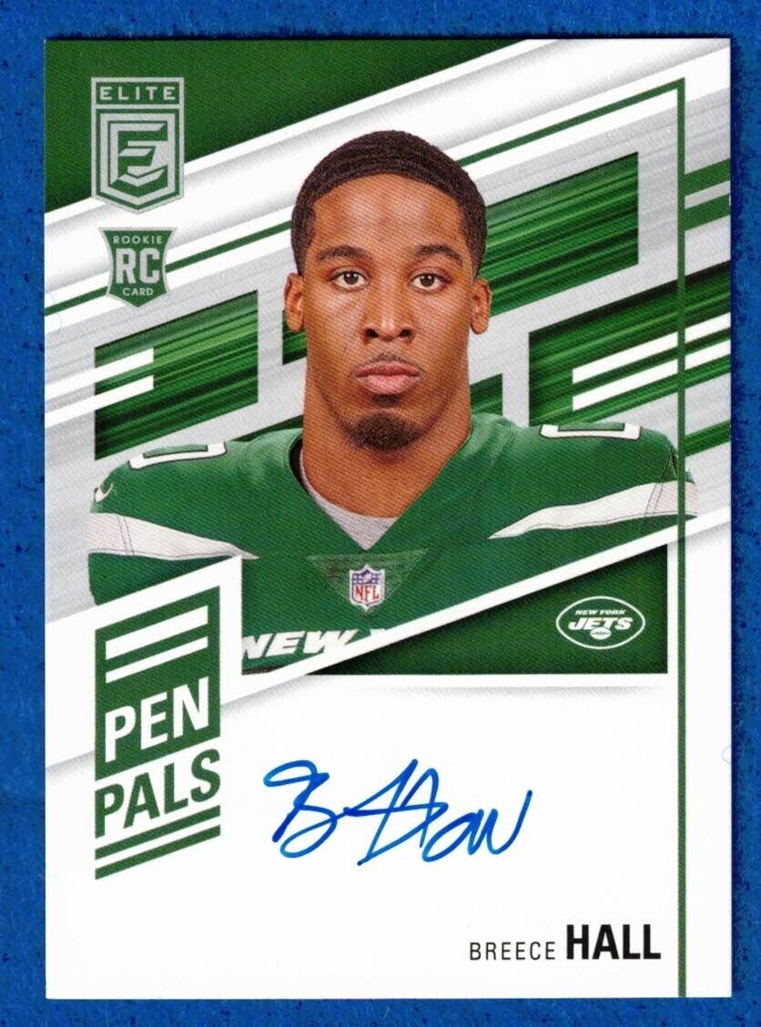 2022 Panini Donruss Elite Pen Pals PPBH Breece Hall (AU, RC) for 2022 Panini Donruss Elite Pen Pals PPBH Breece Hall (AU, RC) for