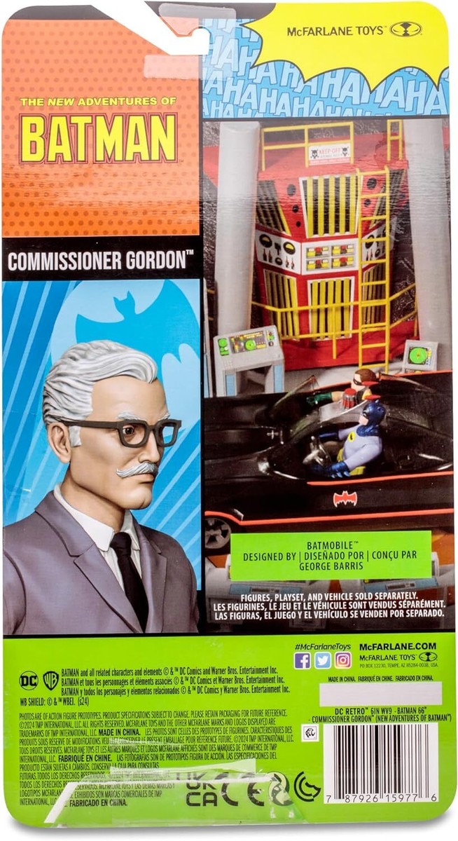 McFarlane Toys - DC Retro Commissioner Gordon (The New Adventures