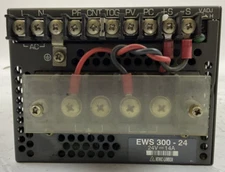 NEMIC-LAMBDA EWS 300-24 POWER SUPPLY 24VDC 14A INPUT 100-120/200-240VAC 8/4A
