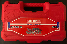 Craftsman USA 59 Piece SAE / Metric Socket Se...