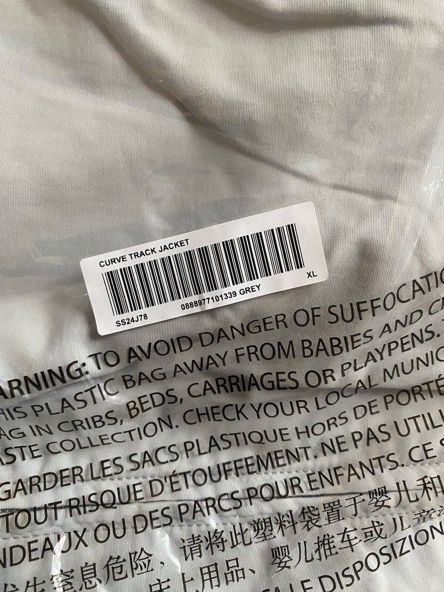 Supreme Curve Track Jacket Grey SS24 Size XL NEW IN HAND Supreme Curve Track Jacket Grey SS24 Size XL NEW IN HAND
