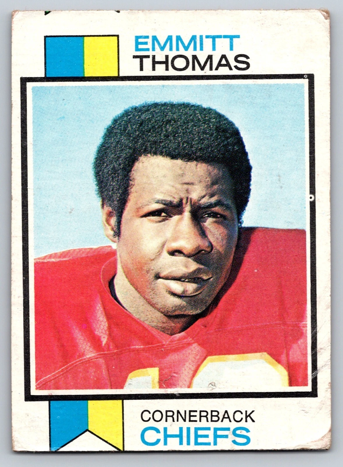 1973 Topps - #107 エミット・トーマス - 画像1/2