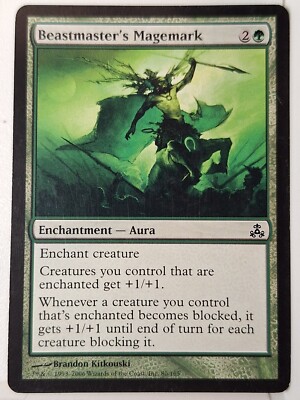Beastmaster's Magemark - Guildpact - Magic the Gathering MTG Nice!