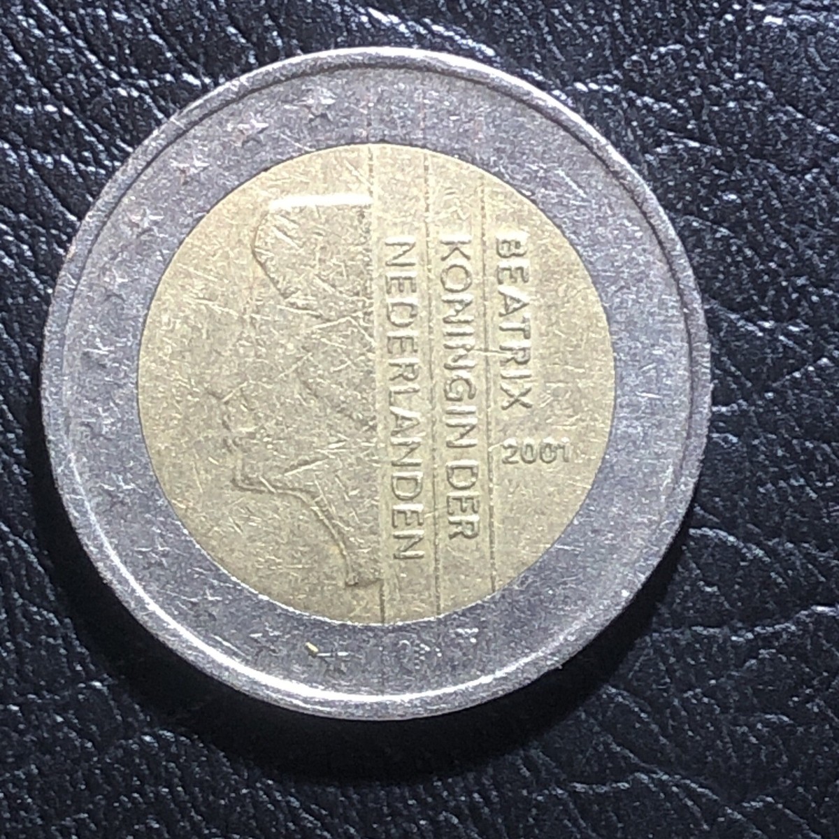 EUROPEAN UNION (NETHERLANDS) 🇪🇺 / 🇳🇱 TWO (2) EURO COIN 2001