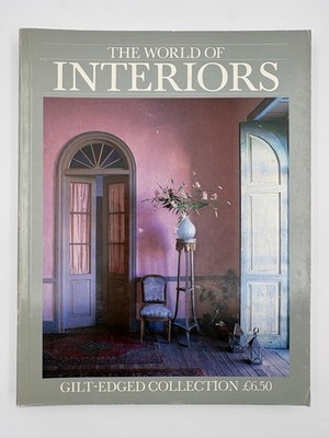 The World of Interiors Gilt-Edged Collection Min Hogg 1986 Vintage Design Book