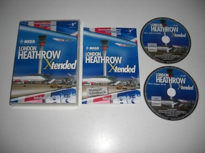 Mega Airport London Heathrow XTENDED PC Add-On Flight Sim X 2004 Prepar3d V2 FSX