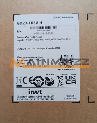 1PC INVT Inverter GD20-1R5G-4 380V/1.5KW New #za