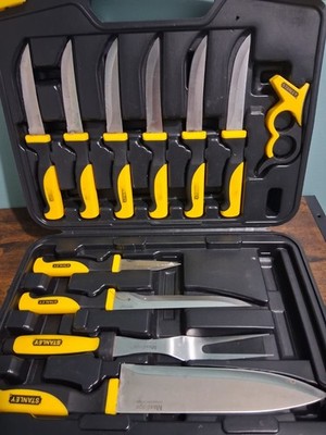Stanley knife set with case - vintage!!! Whole set hard to find!!!