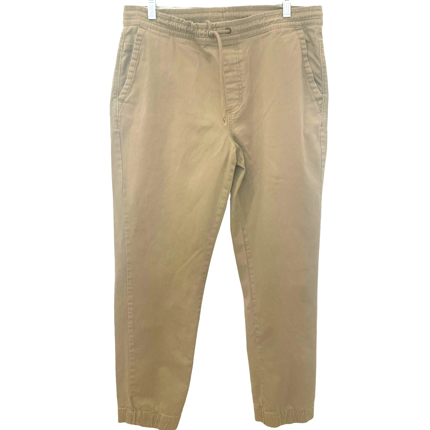 Urban Pipeline M Tan Jogger Pants Elastic Waist High Rise Athleisure Pull On