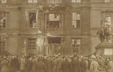 Foto Ak Berlin Mitte, Zerstörungen am Marsta...