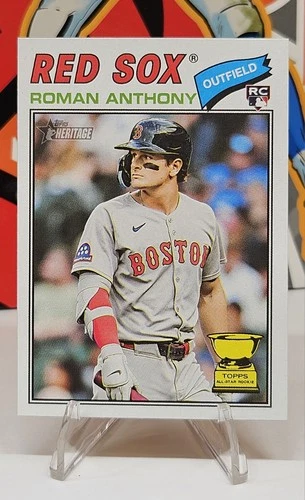 2026 Topps Heritage Roman Anthony (RC) Cup Card #86 RED SOX