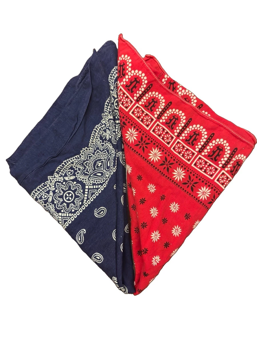 Western/Bandana Vintage Plain & Solid Handkerchiefs for sale | eBay