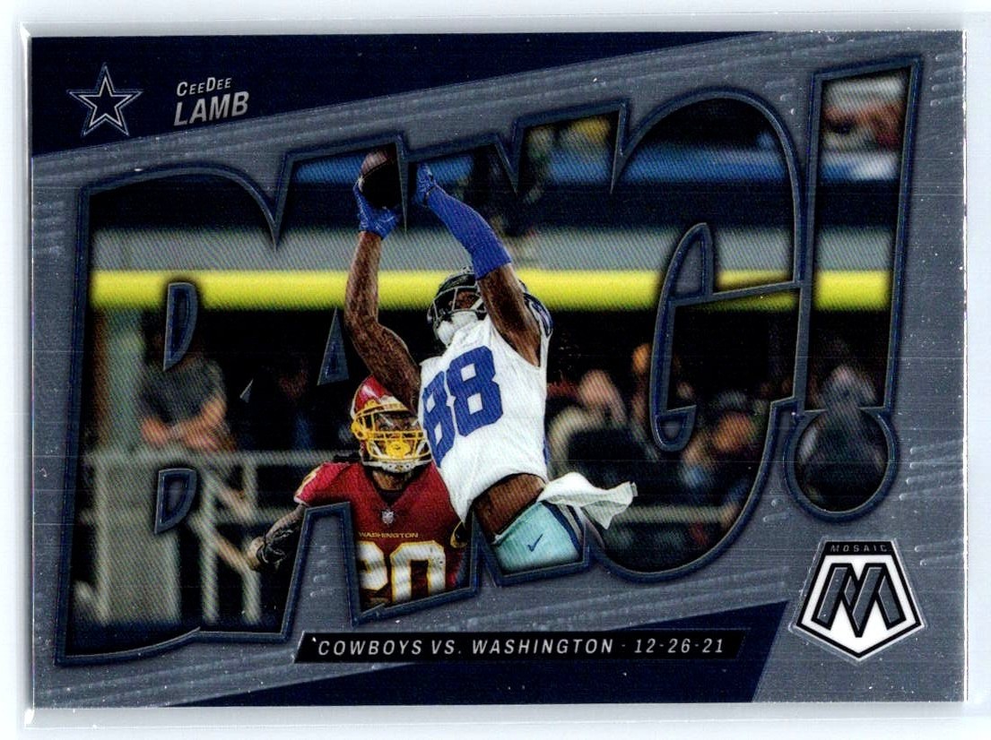 CeeDee Lamb 2022 Panini Mosaic Bang! #B-12