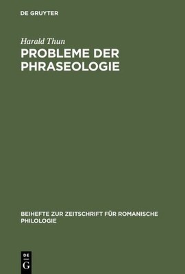 Probleme Der Phraseologie