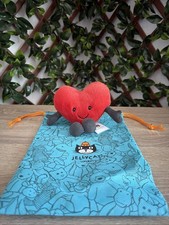 Jellycat 5  Small Amuseables Red Heart Plush NWT A6REDH