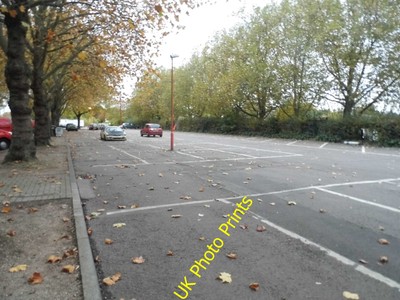 Foto 8x6 Parkplatz im Zentrum von Harlow Es kann leer sein da nur 's c2015