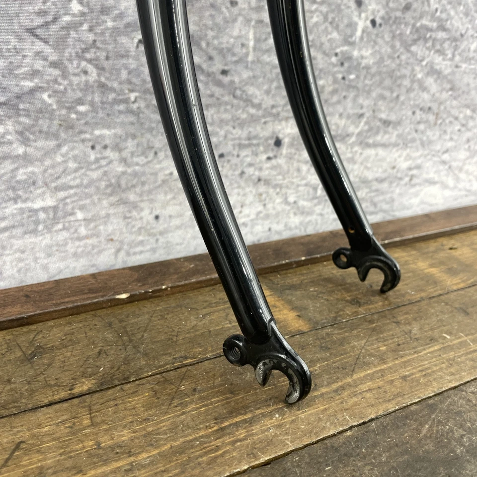 Vintage Fuji Tange Road Bike Fork 27" Steel 25.4mm 1" Threaded Japan 3B 80s - Image 4 of 4