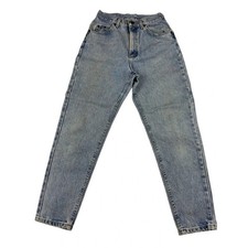 Lee Women’s Jeans W25 L27 | UK 6 | High Rise Slim Tapered | Blue Denim - T20