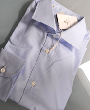 BORRELLI NAPOLI REALE SARTORIA 1°LINEA TG 45 COTONE FATTA A MANO 340,00  BOR-53K