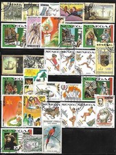 Sénégal 1960/91 30 timbres oblitérés (AS56)