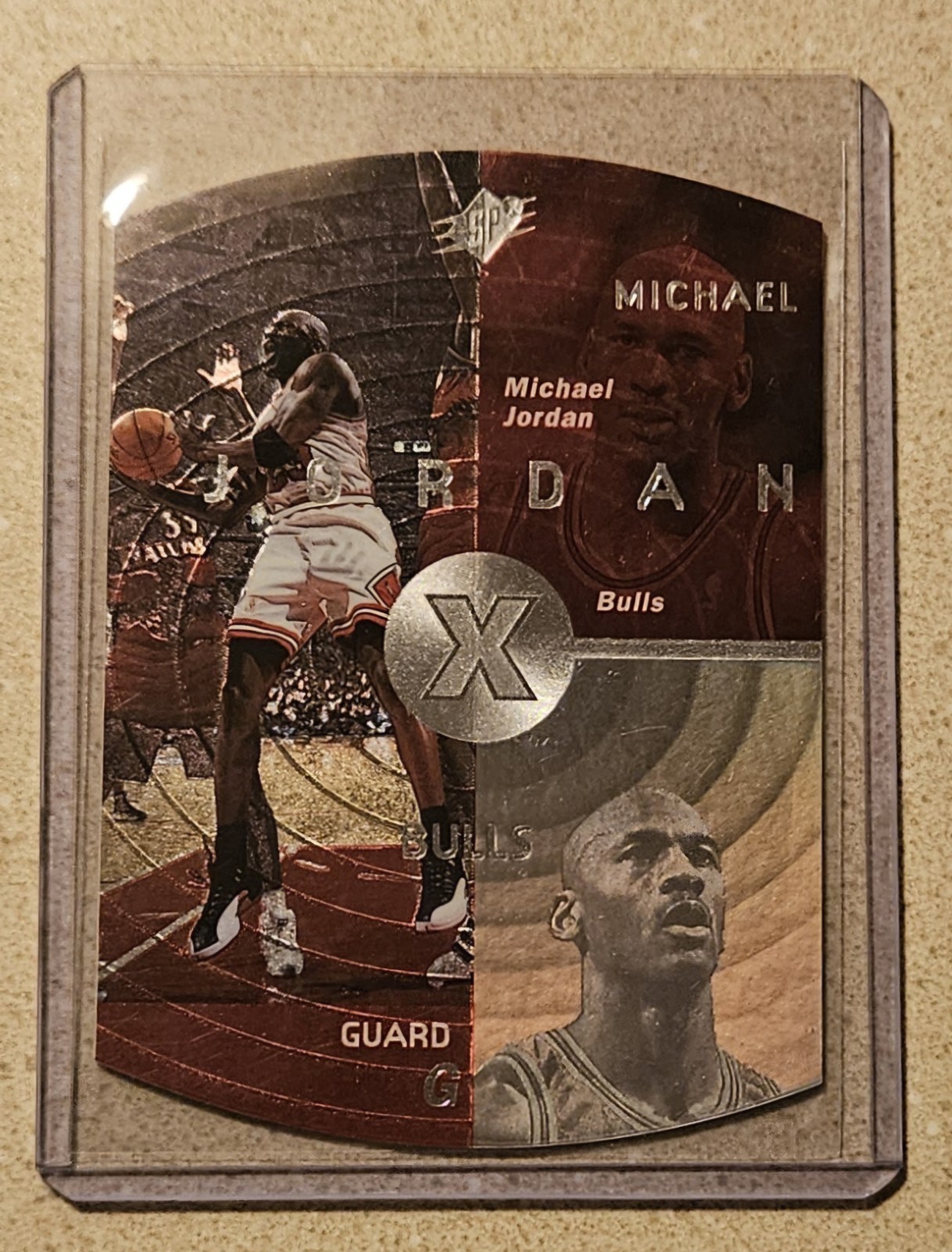 Michael Jordan 1997-98 Upper Deck SPx Hologram Base Card #6 - Chicago Bulls 🔥