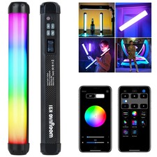Weeylite K21 RGB LED Stick Light - Video, Portrait, TikTok, Rechargeable, App...