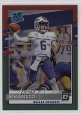 2020 Donruss Rated Rookie Optic Preview Red & Green Prizm Ben DiNucci 0ld5