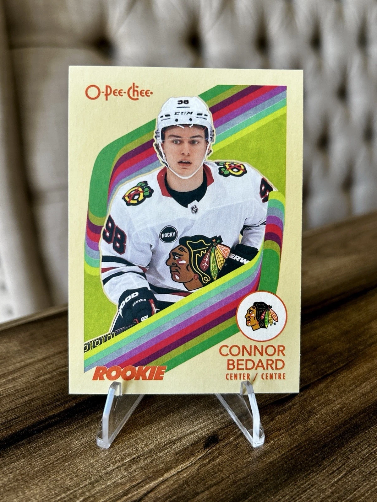 Connor Bedard trading card