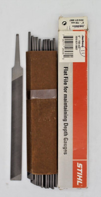 New STIHL 7010 871 0007 6'' Flat File, Lot of 11