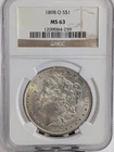 1898-O Morgan Silver Dollar NGC Certified MS63