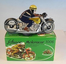 Schuco Nr. 1006 Blech Motorrad Motoracer Deutsche Post NeuauflageOVP #3422