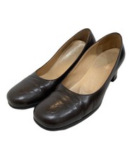 CHANEL Camellia Toe Pumps EU35 US5.5 Brown
