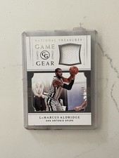 2018-19 National  Treasures LaMarcus Aldridge game used jersey 92/99