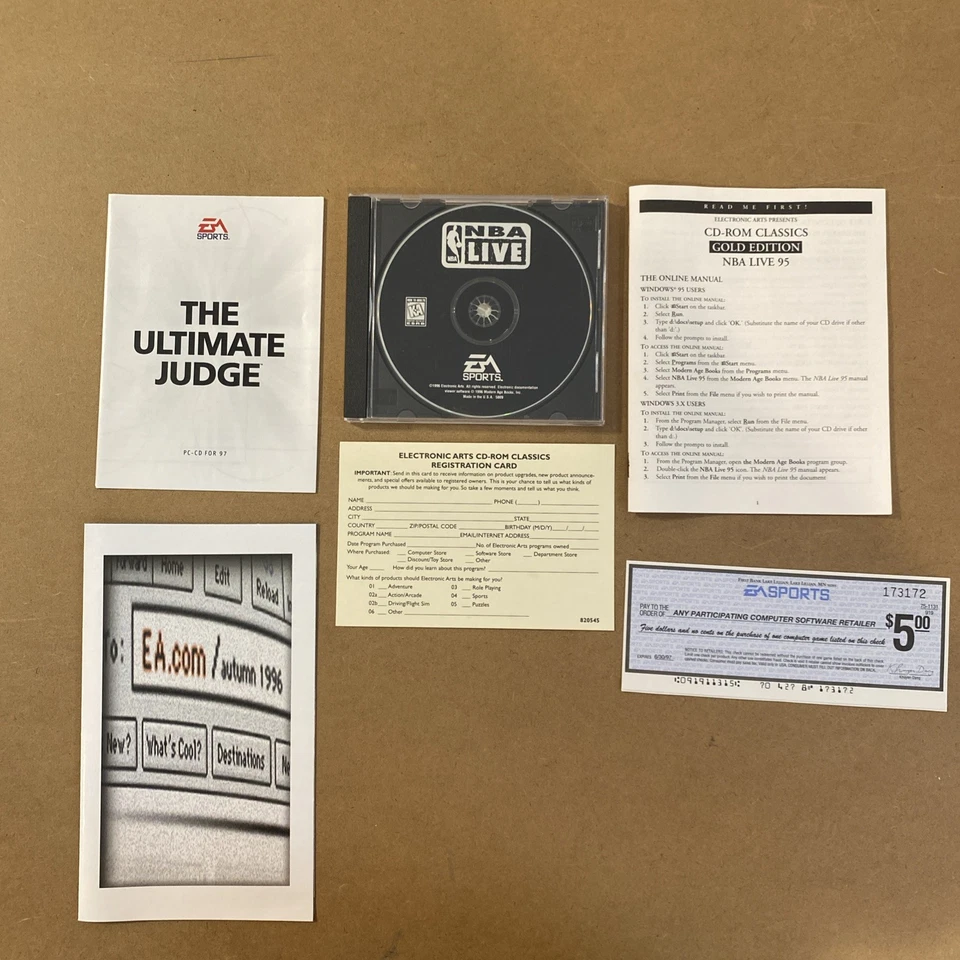 EA Sports: Juego PC Live 95 - MS-DOS - Completo con Caja y Manuales Foto 2 de 4