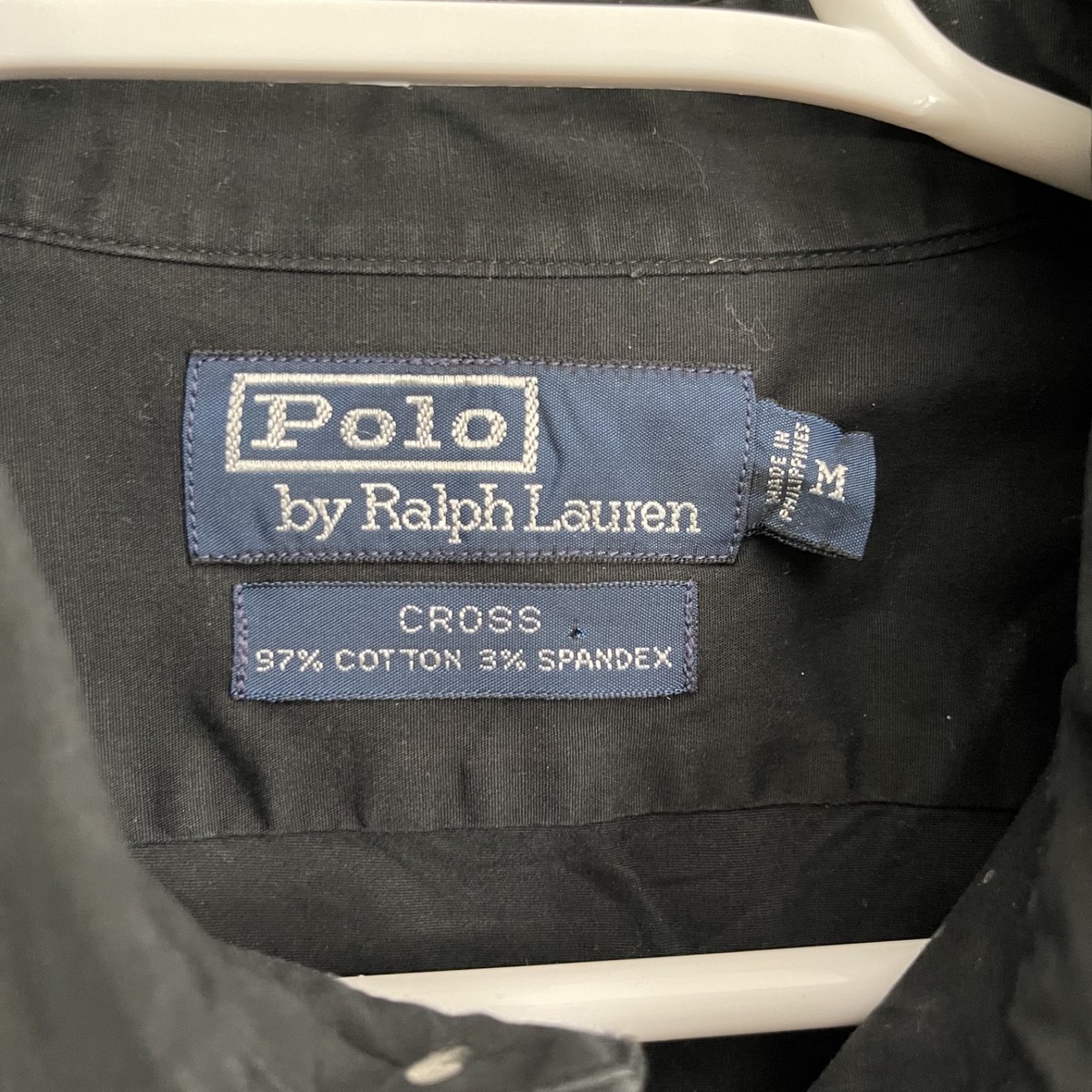 Polo Ralph Lauren Cross Shirt Mens Sz M Button Up Shirt Long 