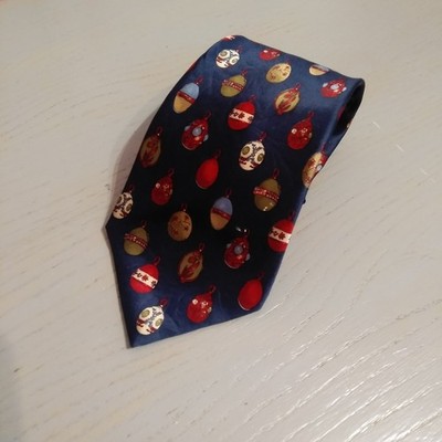 Lanvin Dark Blue Navy Men's Silk Tie Faberge 