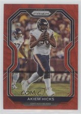 2020 Panini Prizm Red Wave Prizm 27/149 Akiem Hicks #190 e0v