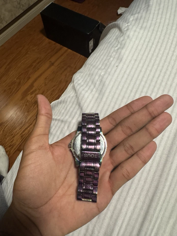 Tous Purple Rainbow Watch with Silver Tone Band - Image 2 of 3